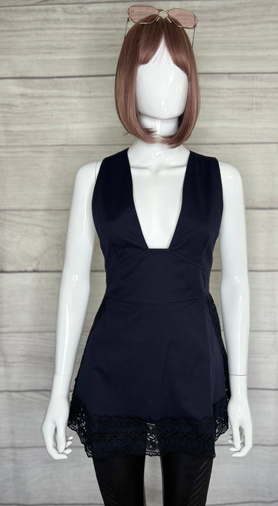 Babydoll Lace Detail Top